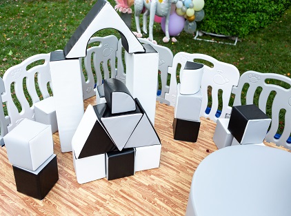 Soft play mono building blocks